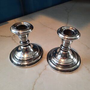 Frank M. Whiting silver candlesticks